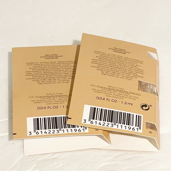 Chloe No Made Sample Dauber Perfume Lot of 2 New NWT - Picture 2 of 2